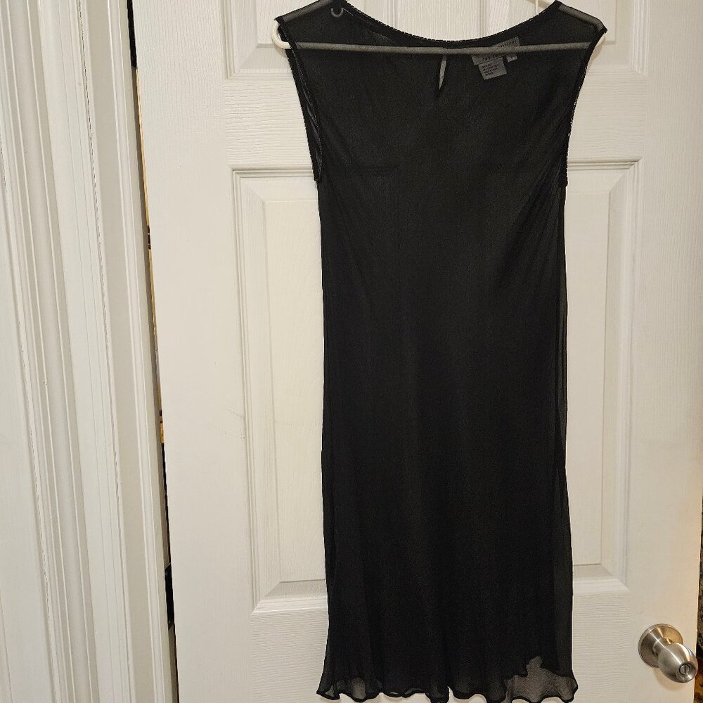 Black Silk Cocktail Dress 4
